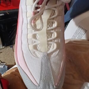 Nike Pink and White Athletic Shoes
